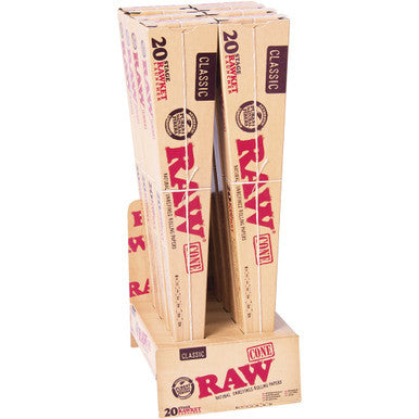 8 Ct. 20pc Raw Cone Stage Rawket Launcher by RAW - Wholesale