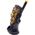 Rasta Lion Novelty Resin Pipe by Green Flower - Wholesale