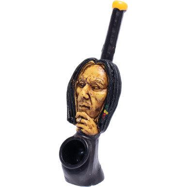 Rasta Thinker Novelty Resin Pipe by Connection Store - Old HBH Wholesale - Wholesale