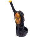Rasta Meditation Novelty Resin Pipe by Connection Store - Old HBH Wholesale - Wholesale