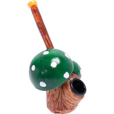 Mushroom Novelty Resin Pipe by Connection Store - Old HBH Wholesale - Wholesale