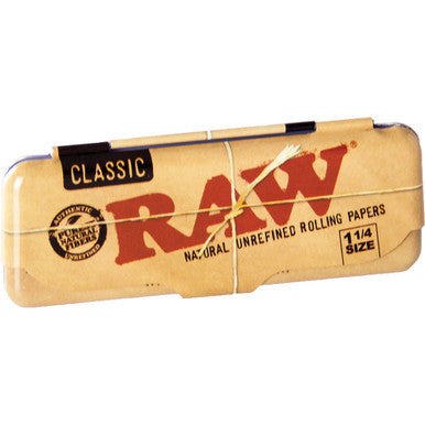12Count Raw Paper Mini Tin 1 1/4 Size by RAW - Wholesale