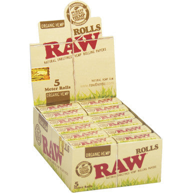 24 Ct. 15ft Raw Organic Hemp Rolls by RAW - Wholesale