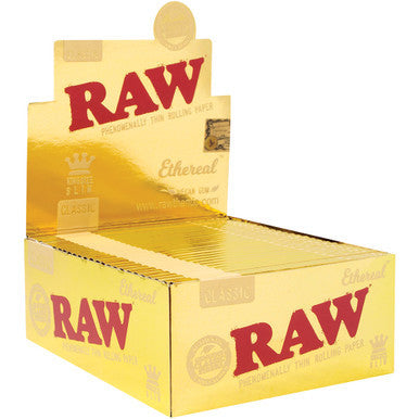 50 Ct. Raw Ethereal Paper King Size Slim by Raw - Wholesale