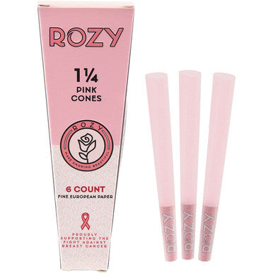 24 Ct. 6PK Rozy Pink Cones - 1.25" by ROZY - Wholesale