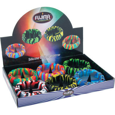 6ct Diamond Silicone Ashtray - 4.5in by Fujima - Wholesale