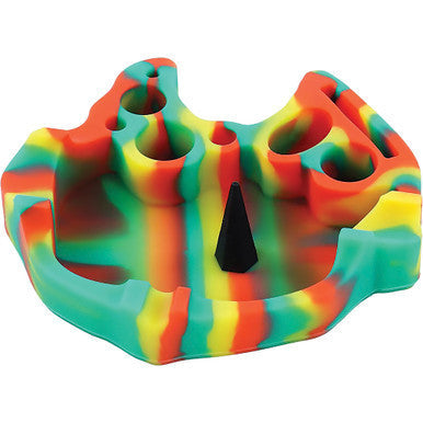 8ct Concave Silicone Ashtray - 5in by Connection Store - Old HBH Wholesale - Wholesale