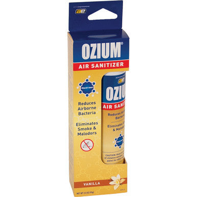 3.5oz. Vanilla Ozium Air Sanitizer Spray Wholesale | Ozium