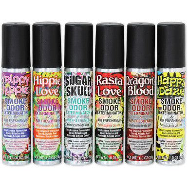 12ct. 1oz Pocket Size Smoke Odor Spray - Assorted by Smoke Odor - Wholesale
