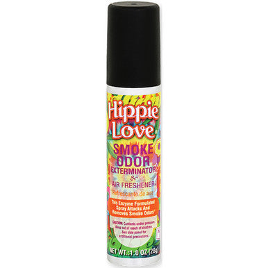 12ct. 1oz Pocket Size Smoke Odor Spray - Hippie Love by Smoke Odor - Wholesale