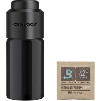 Canlock Glass Stash Designer Black - 115Ml by Connection Store - Old HBH Wholesale - Wholesale