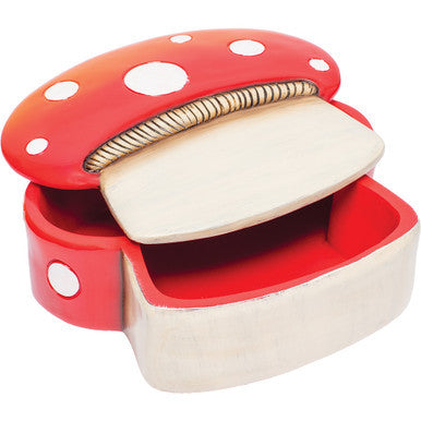 6In Large Red Mushroom Stash Box by Fujima - Wholesale