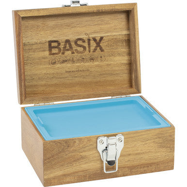 Smellproof High-End Wooden Box W/ Rolling Tray - Basix by KushRX - Wholesale