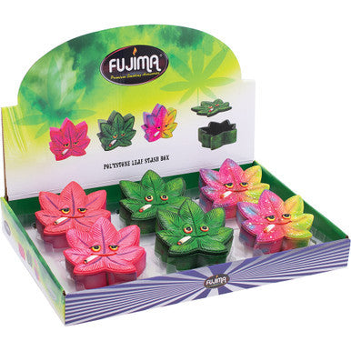 6Count Polystone Leaf Face Stash Box Wholesale
