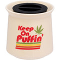 6Count Wide Mouth Ceramic Stash Jars - Asst Designs by Fujima - Wholesale