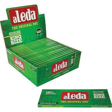 20 Ct. Aleda King Size Cellulose Papers by aLeda - Wholesale