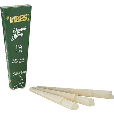 30 Ct. Vibes Org Hemp Cone 1.25" by Vibes - Wholesale