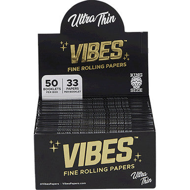 50 Ct. Vibes Ultra Thin King Size by VIBES - Wholesale