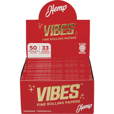 50 Ct. Vibes Hemp King Size by VIBES - Wholesale