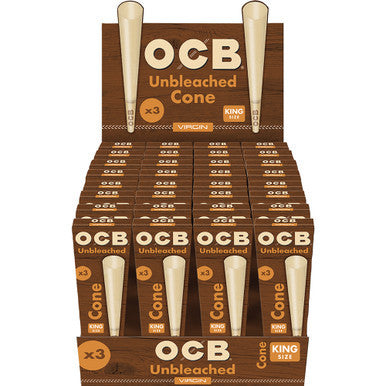 32 Ct. OCB Virgin Cone King Size Slim by OCB - Wholesale
