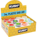 24Count 7Ml Plastic Dab Jars W/ Silicone - Kushrx by Kush Rx - Wholesale