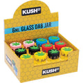 24Count 6Ml Glass Dab Jars Silicone Leaf Top - Kushrx by Kush Rx - Wholesale