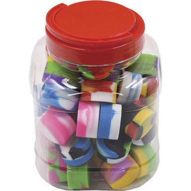 50Ct. Silicone Asst. Color Oil Container by Connection Store - Old HBH Wholesale - Wholesale