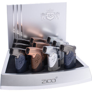10Ct Zico Double Torch Flame Lighter by Zico - Wholesale
