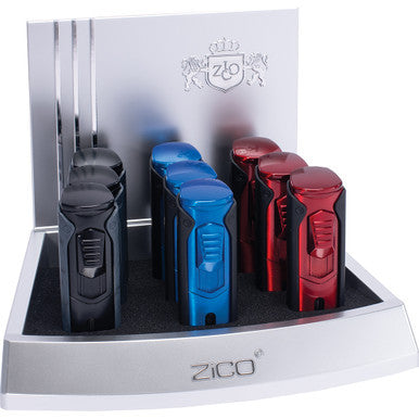 9Ct Zico Quad Torch Flame Lighter by ZICO - Wholesale