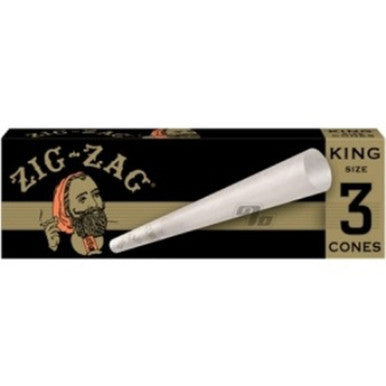 24 Ct. 3pk. Zig Zag King Size Cones by Zig Zag - Wholesale