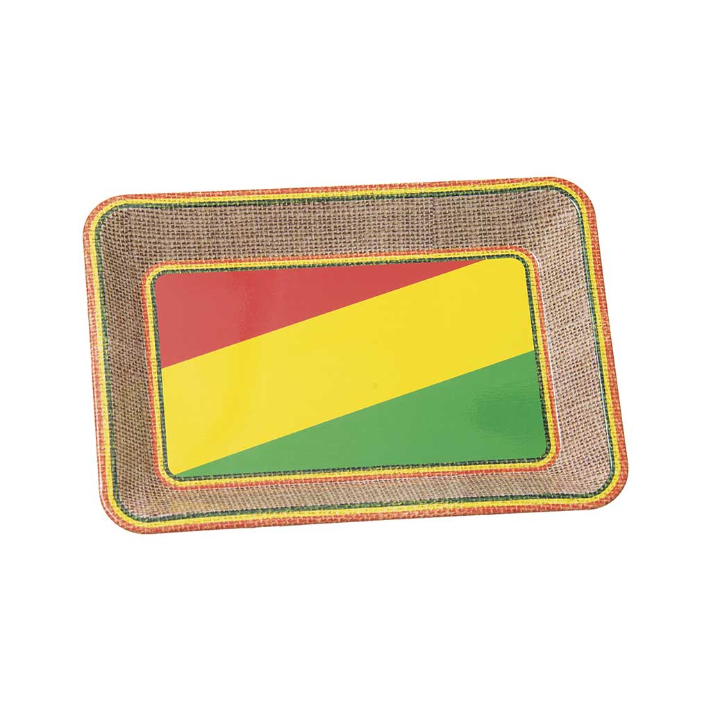 Mini Rasta Color Rolling Tray by Fujima - Wholesale