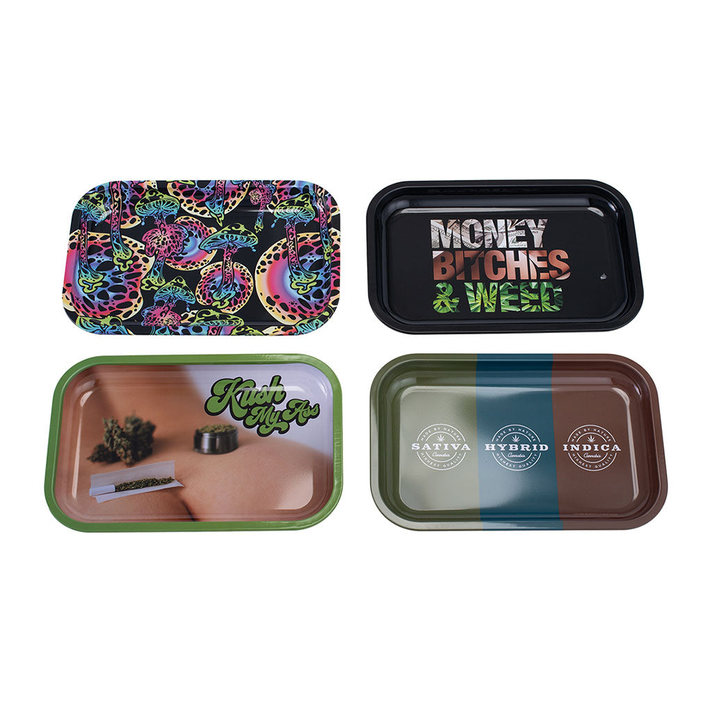 25ct Assorted Small Size Rolling Trays by Fujima - Wholesale