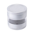 Silver See Through Chamber Grinder by Green Flower - Wholesale