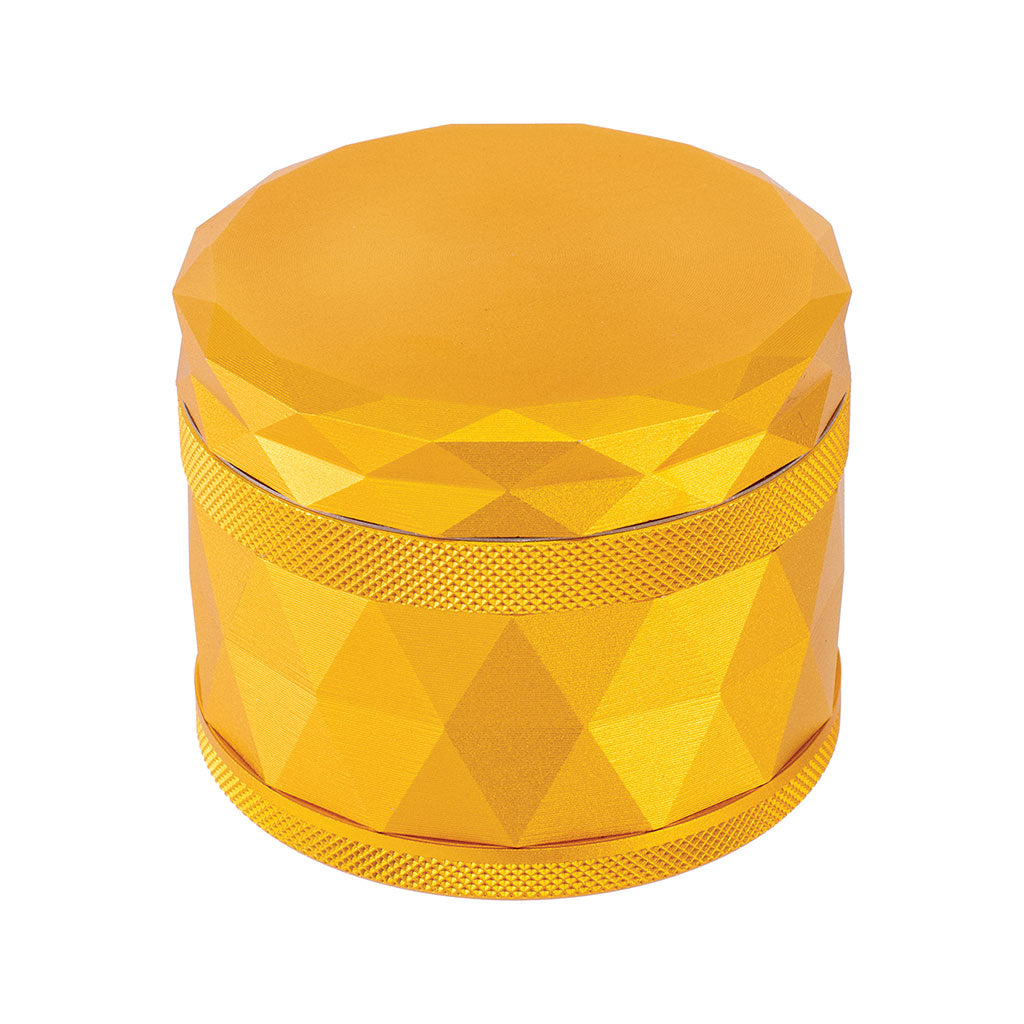 Gold Harlequin Pattern Grinder by Green Flower - Wholesale