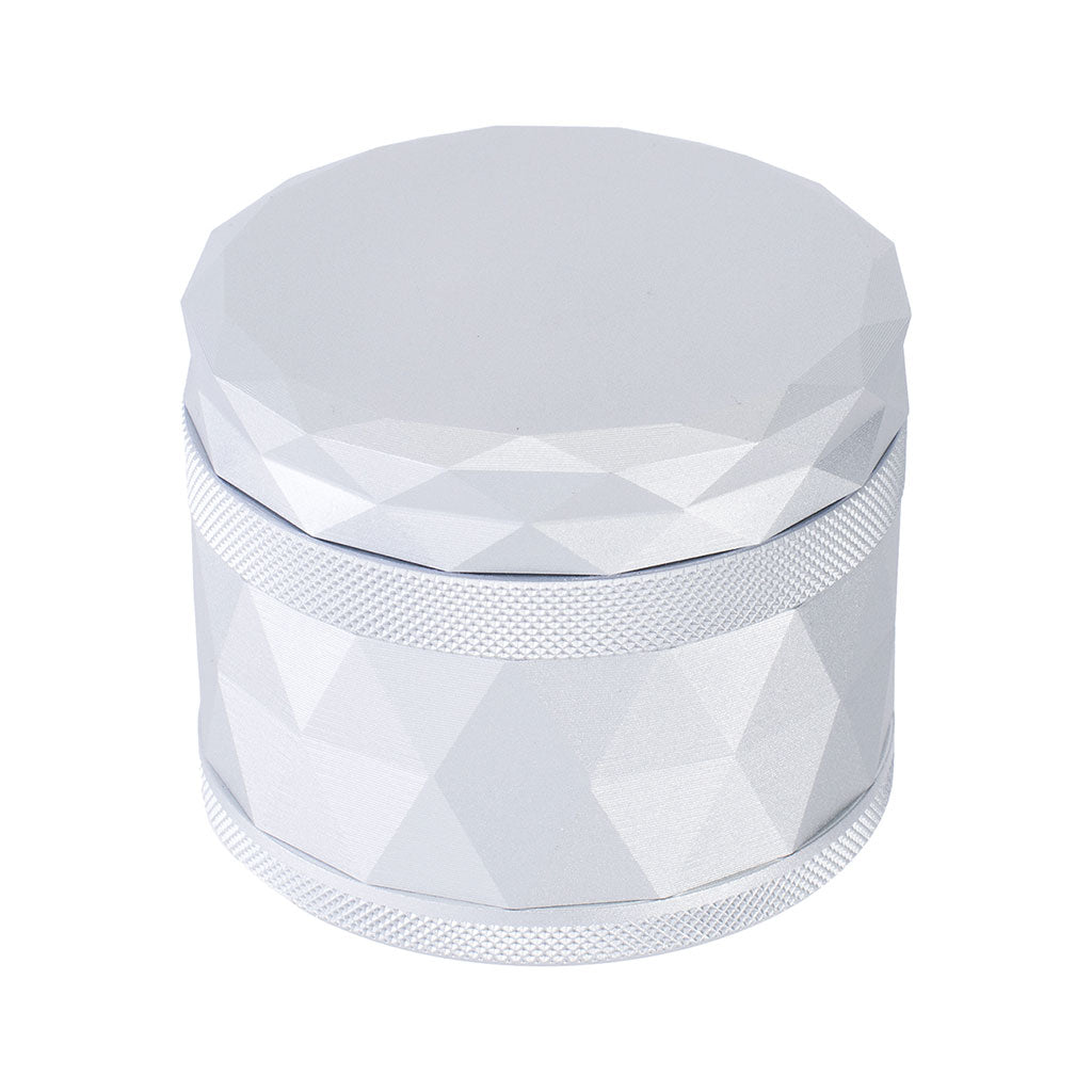 Silver Harlequin Pattern Grinder by Green Flower - Wholesale