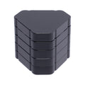 63mm Black Triangle 1-Click Magnetic Grinder by Green Flower - Wholesale