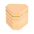 63mm Gold Triangle 1-Click Magnetic Grinder by Green Flower - Wholesale