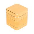 55mm Gold Square 1-Click Magnetic Grinder by Green Flower - Wholesale