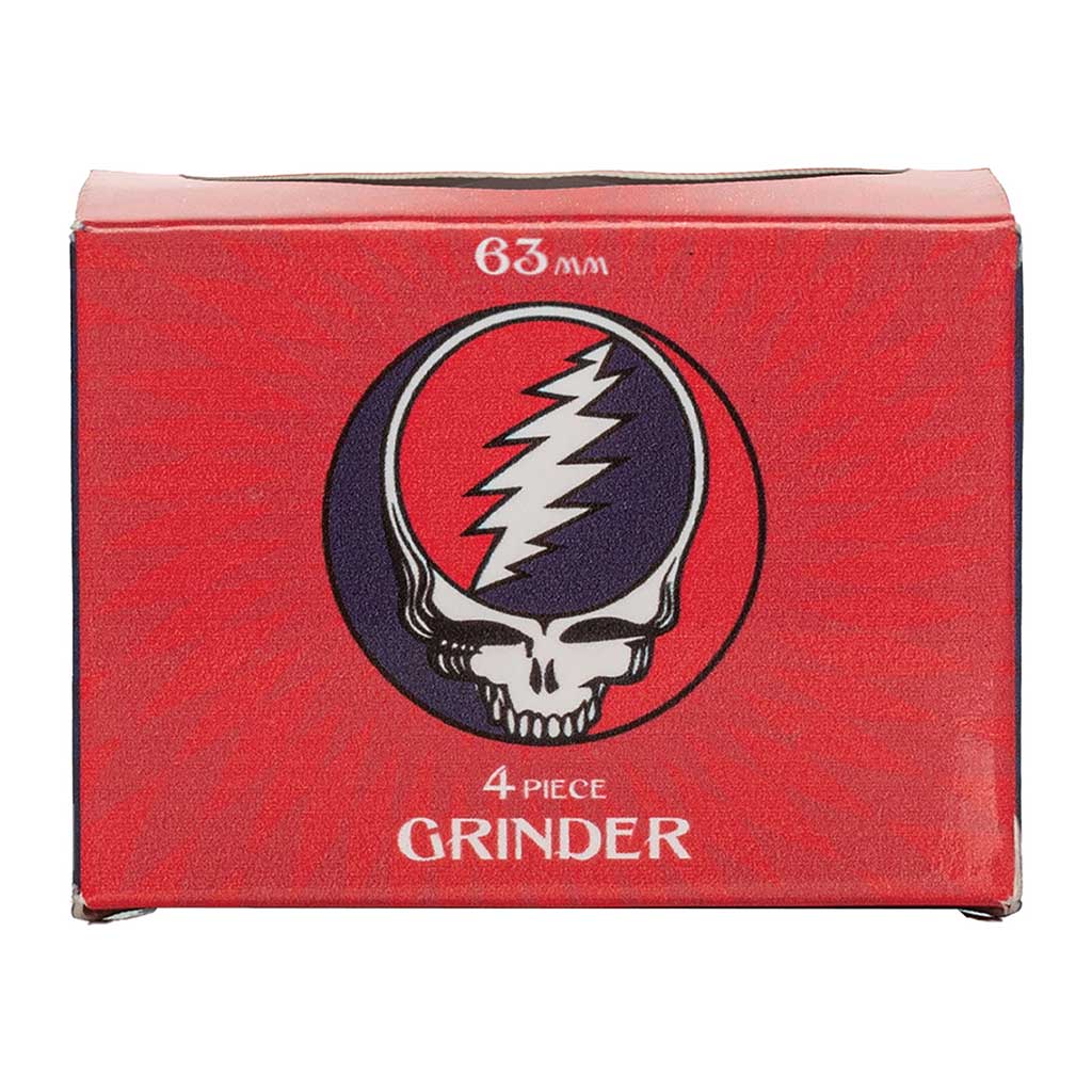 Grateful Dead 63mm Steal Your Face 4pc Metal Grinder Wholesale