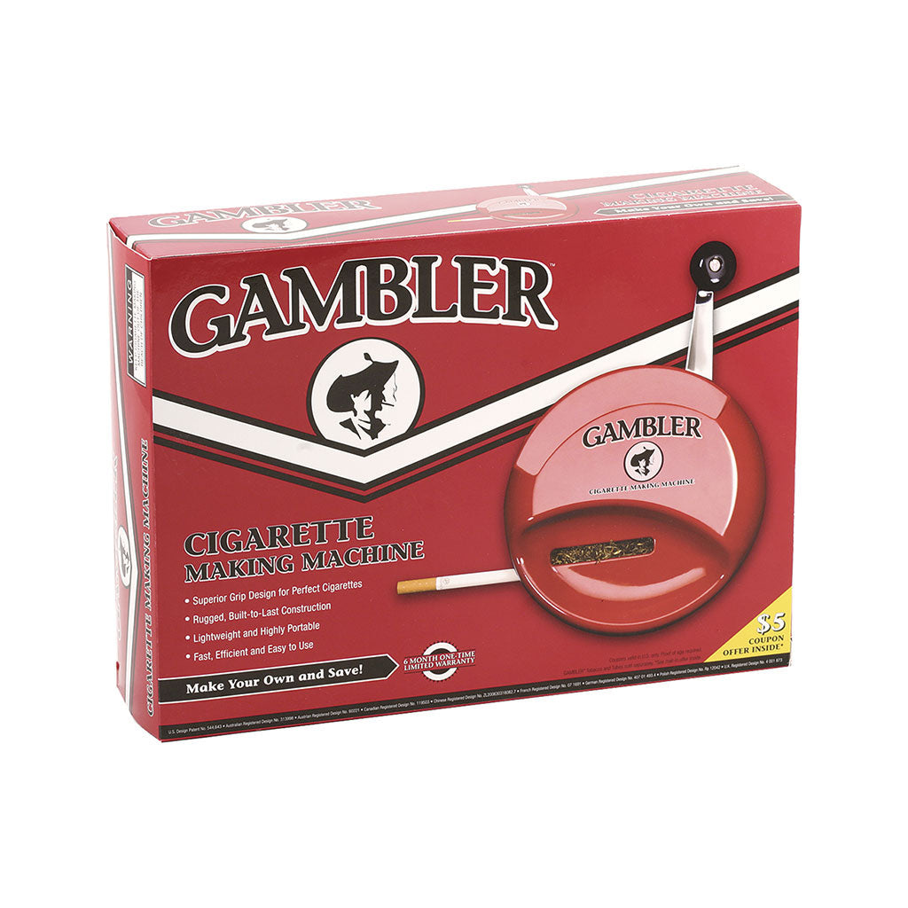 Gambler Cig. Machine Red For Kings Only Wholesale | Gambler