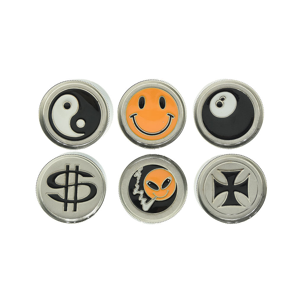 6ct 4-Part Metal Grinder - 53mm by Green Flower - Wholesale