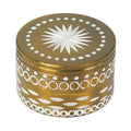4 Parts Aluminum Diamond Cut Gold 2.48" by Green Flower - Wholesale