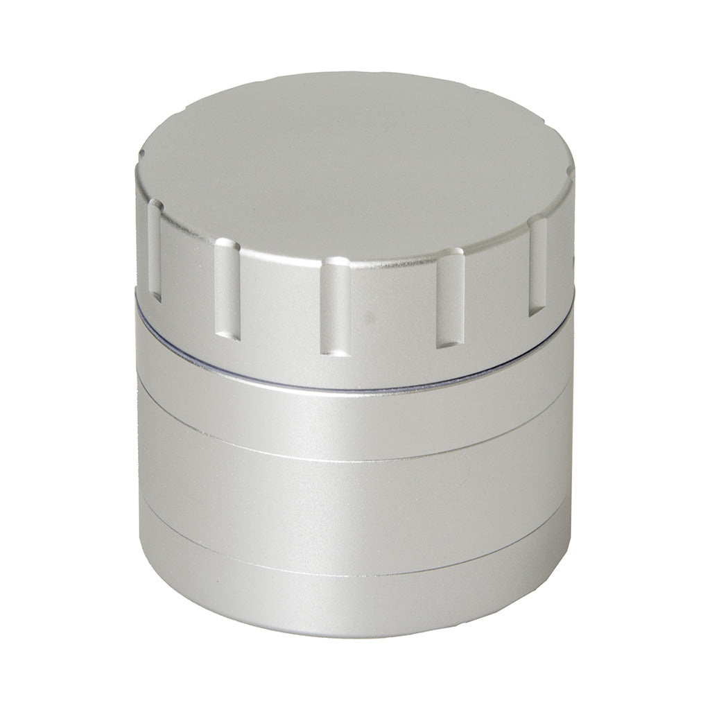 4 Stage Zinc Silver Grinder by Green Flower - Wholesale