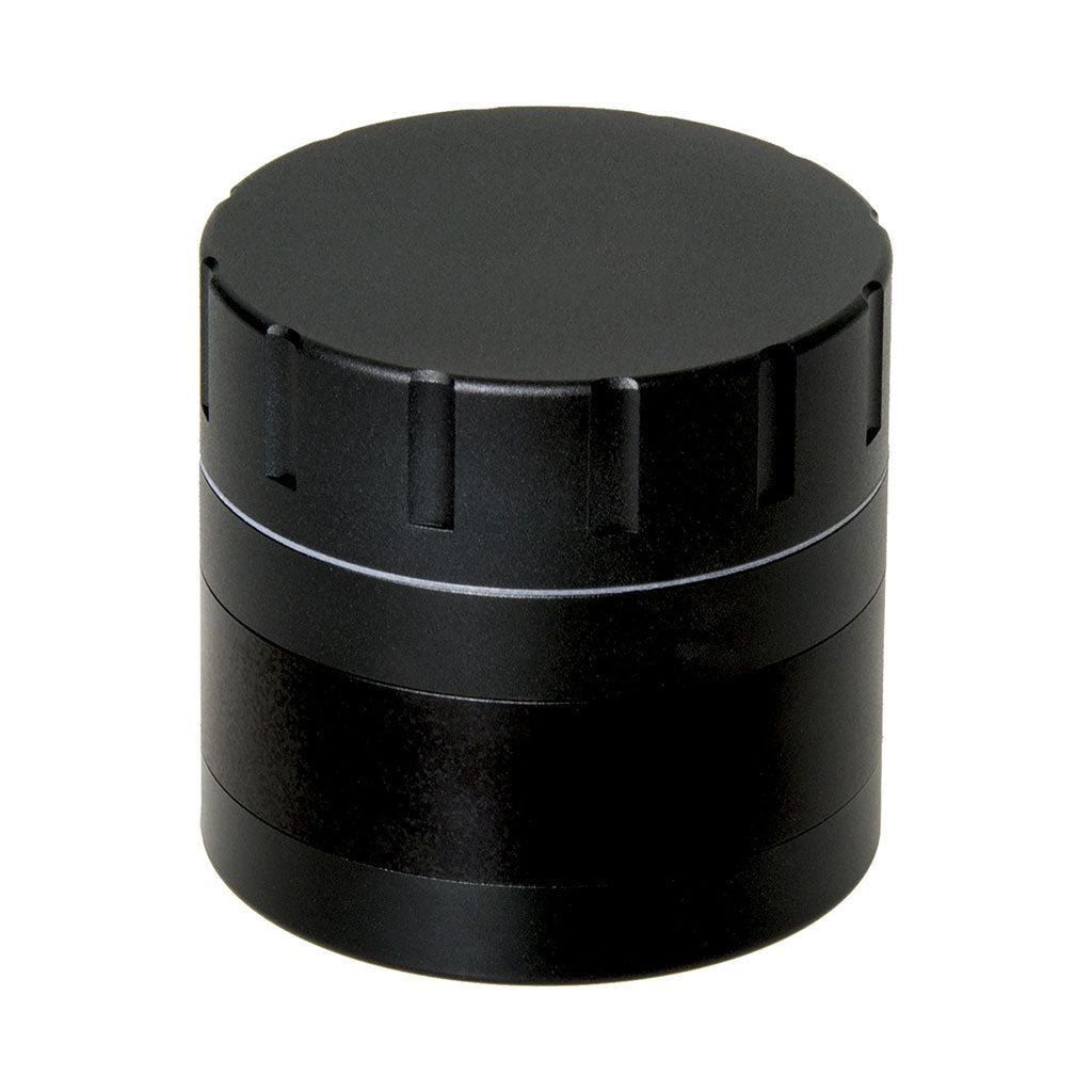 4 Stage Zinc Black Grinder by Green Flower - Wholesale