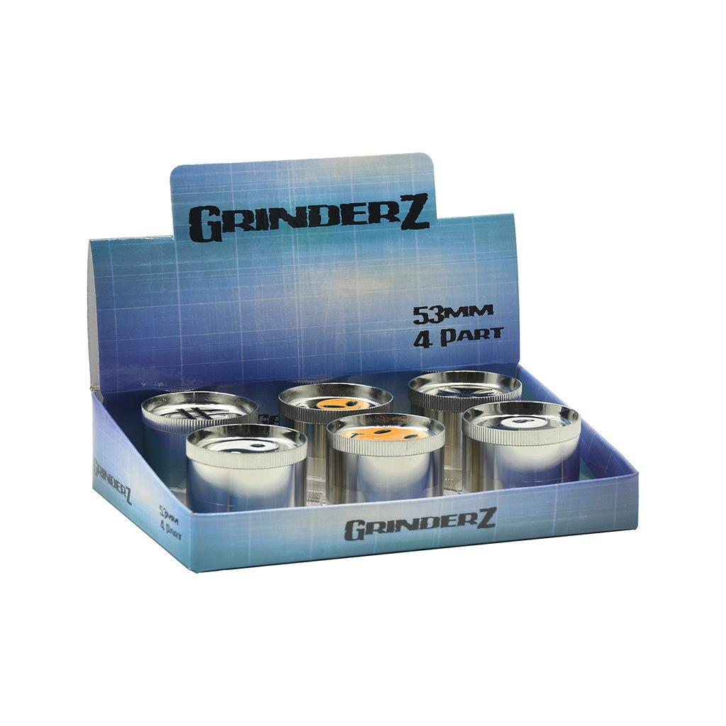 6ct 4-Part Metal Grinder - 53mm Wholesale | Green Flower