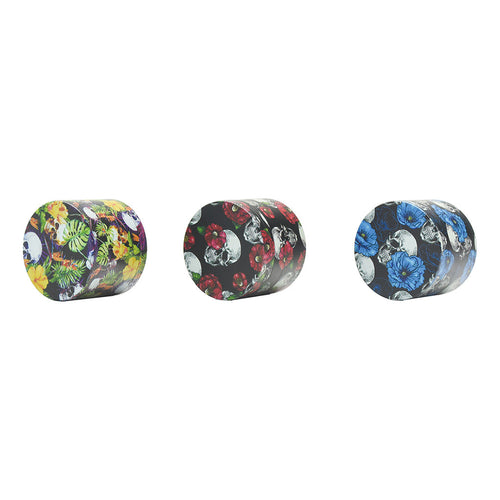 12ct 4-Part Skull Design Grinder - 50mm by Green Flower - Wholesale
