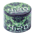 12ct. 4 Part Leaf Design Grinder 50mm. Zinc Alloy by Green Flower - Wholesale