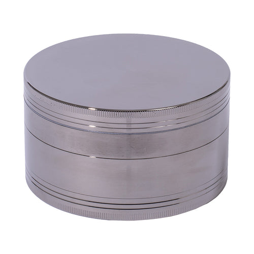 100mm Jumbo Grinder - Gun Metal by Green Flower - Wholesale