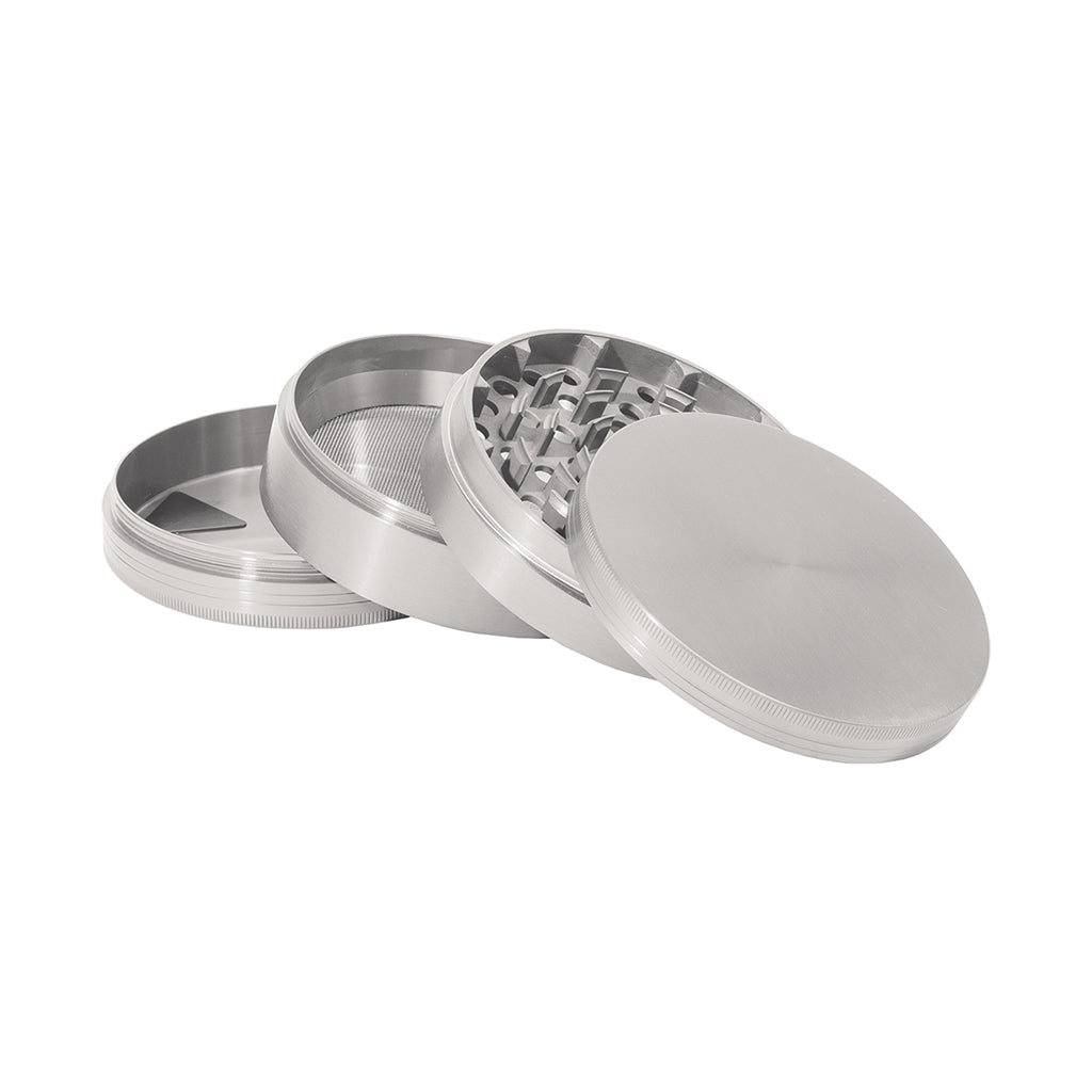 100mm Jumbo Grinder - Silver Wholesale | Green Flower