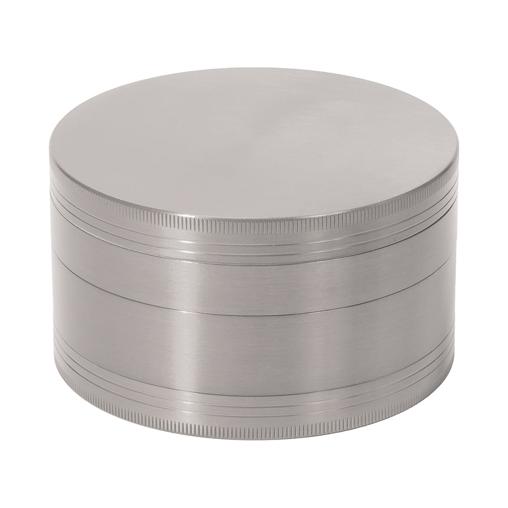 100mm Jumbo Grinder - Silver by Green Flower - Wholesale